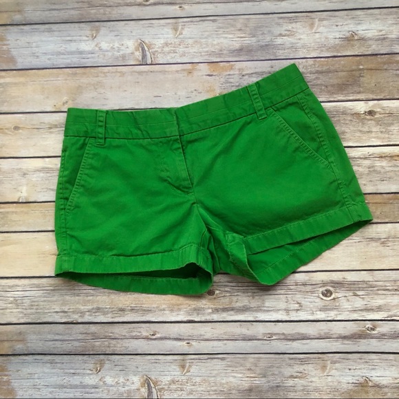 J. Crew Pants - J. Crew Green Shorts